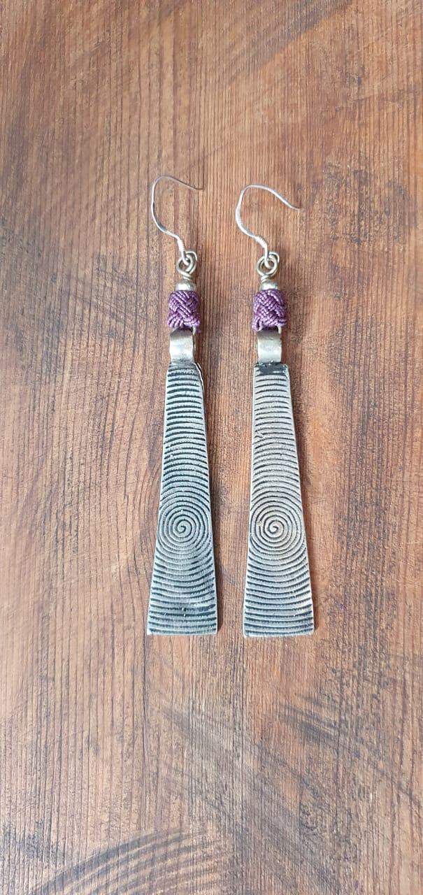 Boucles D'Oreilles Originales En Argent